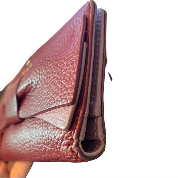 Kate Spade Bifold Purple Lavender Snap Wallet - Picture 5 of 10